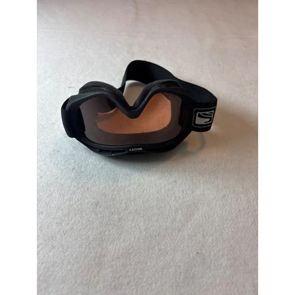 Scott Black Ski Goggles With Adjustable‎ Strap